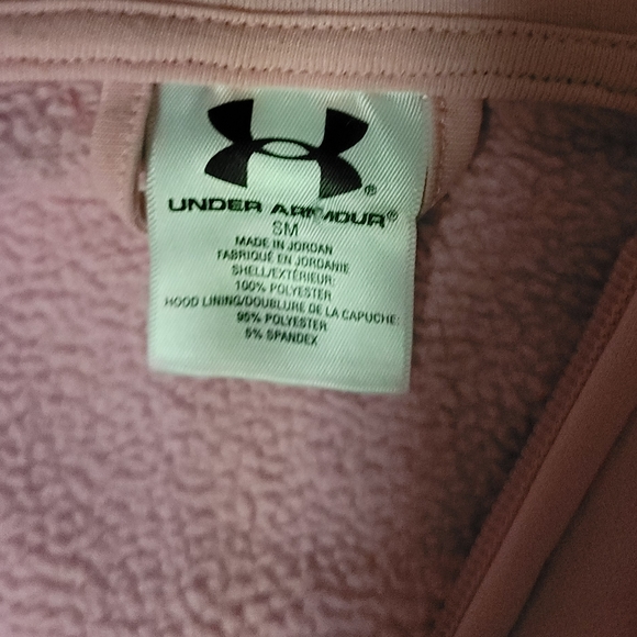 Pink Under armour zip up hoodie - Picture 3 of 6